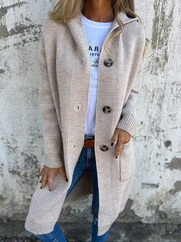 Mid-length Sweater Cardigan