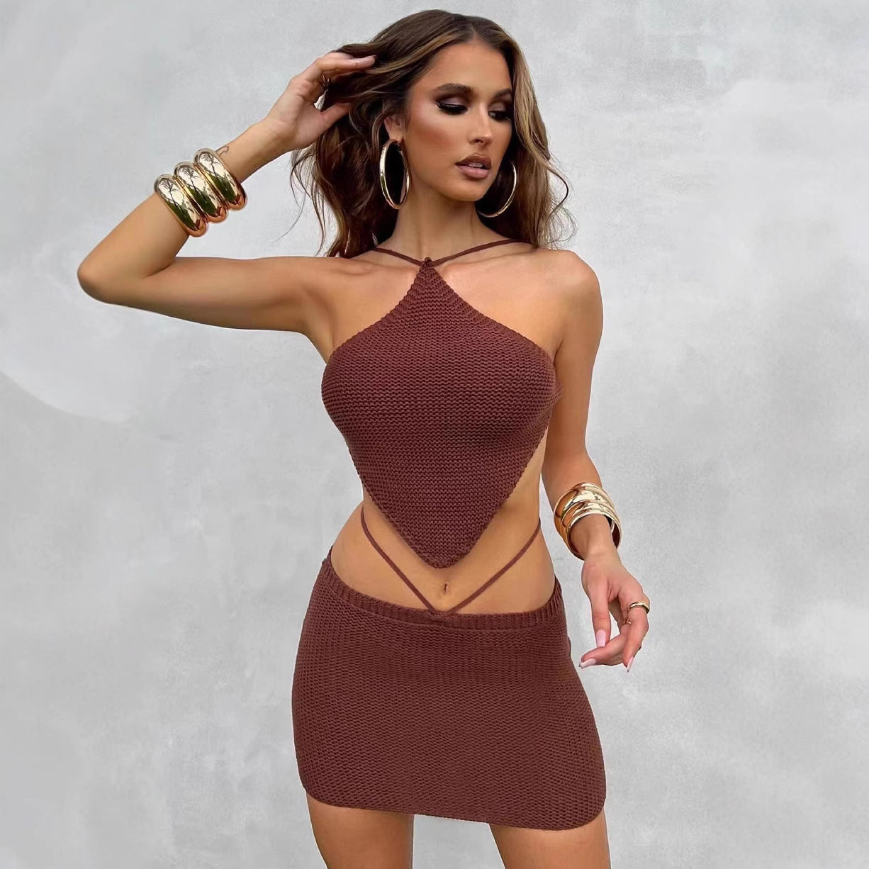 Fashion Backless Rope Sexy Suit