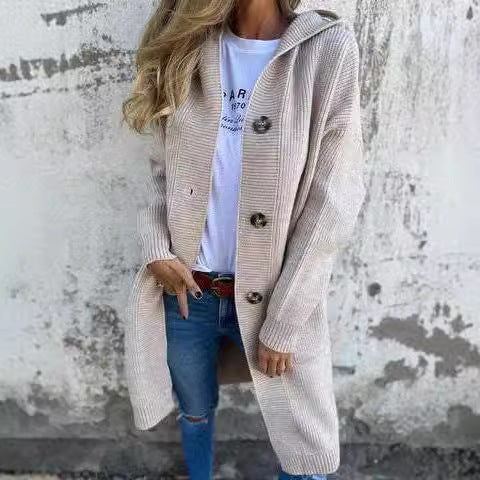 Mid-length Sweater Cardigan