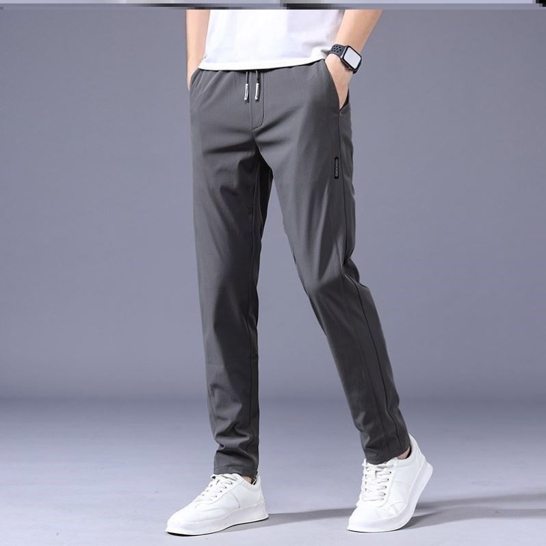 Drawstring Thin Casual Straight Sweatpants