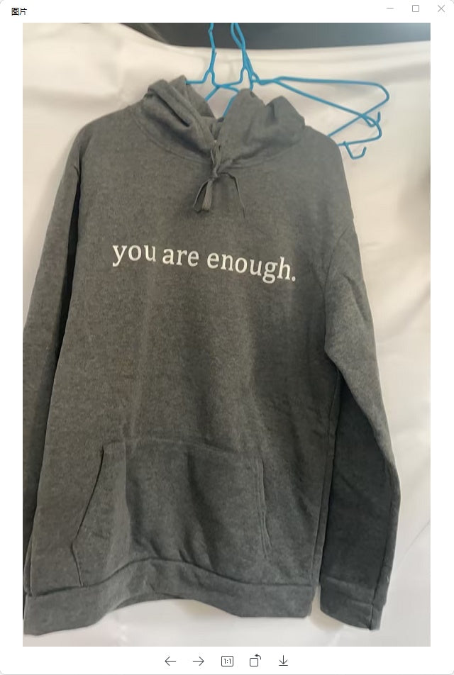 Plush Letter Printed Drawstring Hoodies