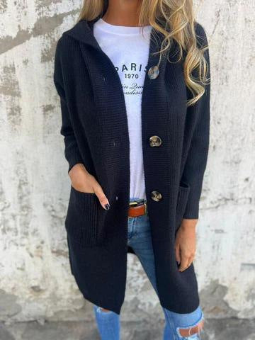 Mid-length Sweater Cardigan