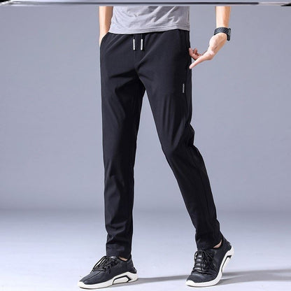 Drawstring Thin Casual Straight Sweatpants