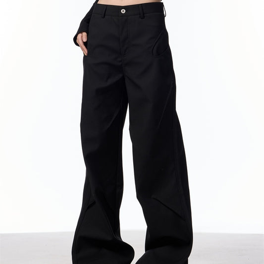 Pleated Niche Casual Pants