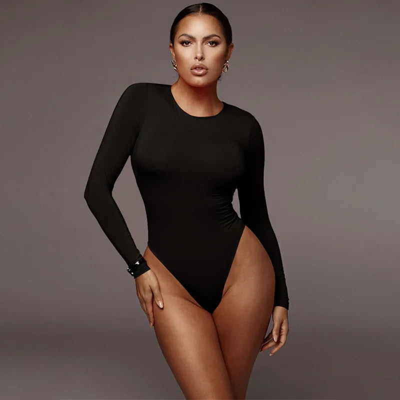 Essential O-Neck Long Sleeve Bodysuit