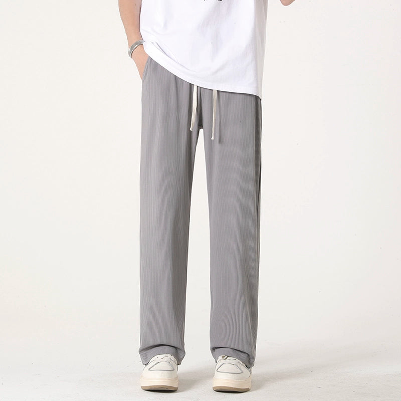 Ice Silk Loose Fit Pants