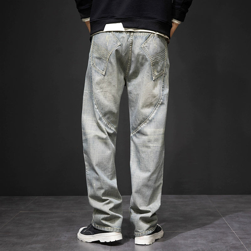 Ripped Distressed Scrape Lengthened Tall Jeans