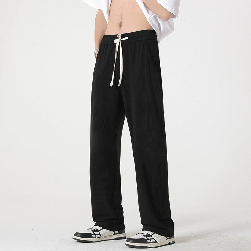 Ice Silk Loose Fit Pants