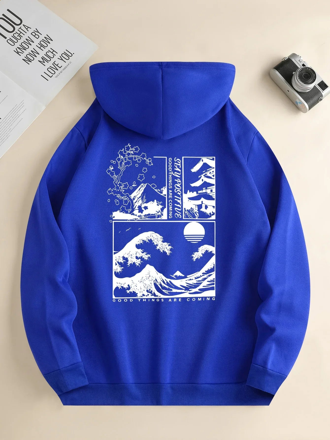 Landscape Print Pullover Long Sleeve Unisex