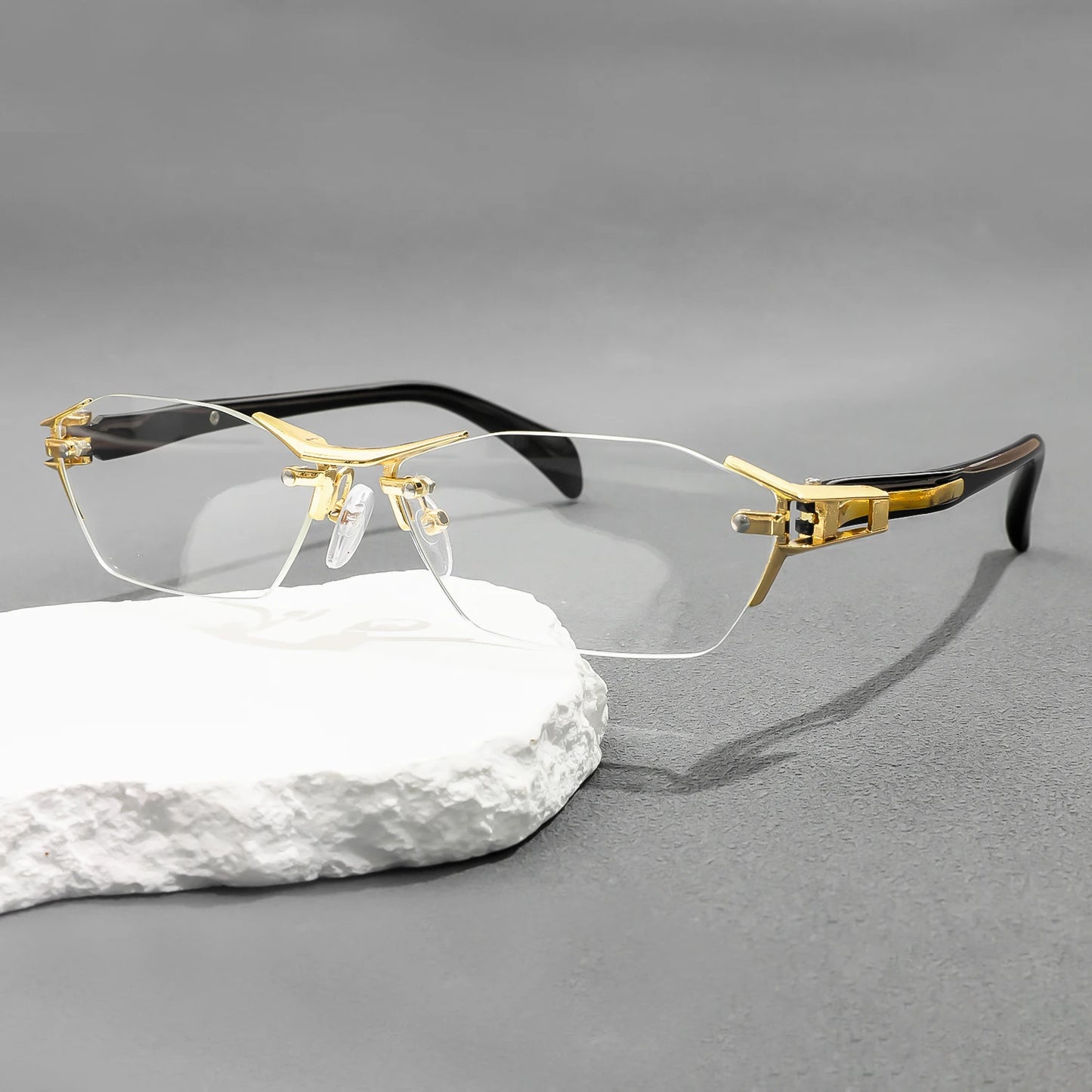 Rimless Design Presbyopic Glasses