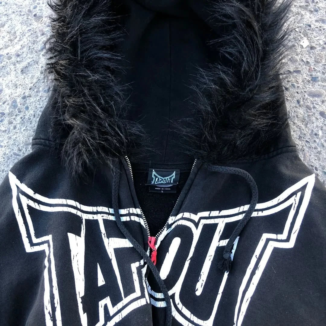 UrbanEdge Fur Collar Hoodie