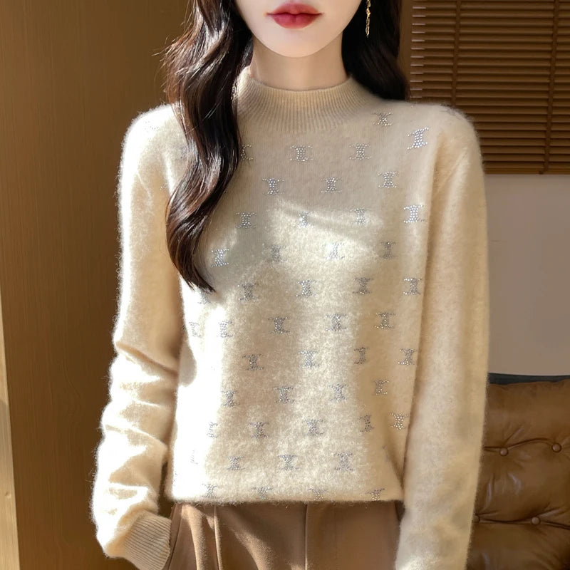 LuxeGlow Wool Sweater