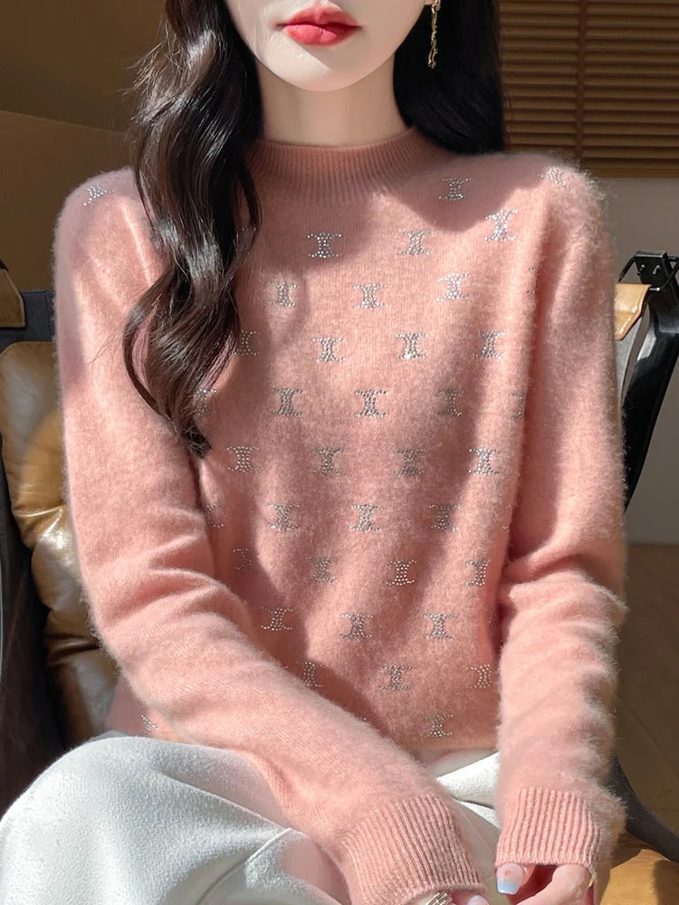 LuxeGlow Wool Sweater