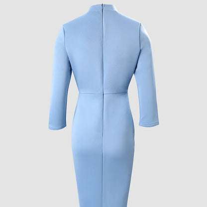 Sky Blue Bodycon Dress