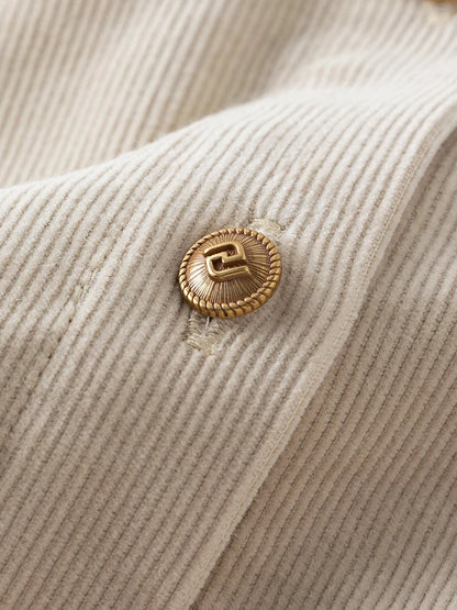 Timeless Elegance French Corduroy Shirt