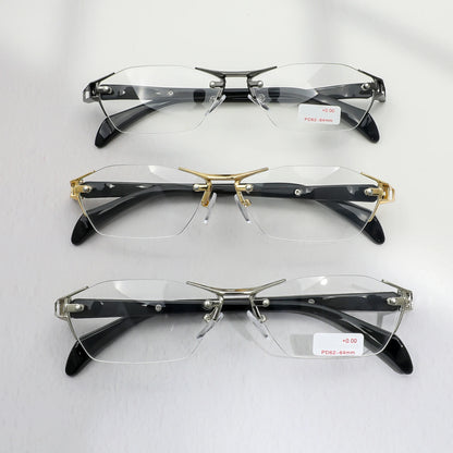 Rimless Design Presbyopic Glasses