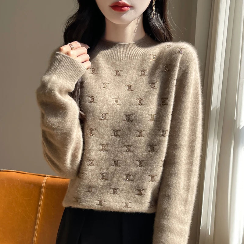 LuxeGlow Wool Sweater