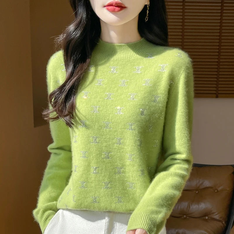 LuxeGlow Wool Sweater