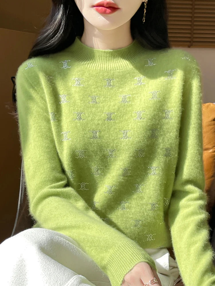 LuxeGlow Wool Sweater