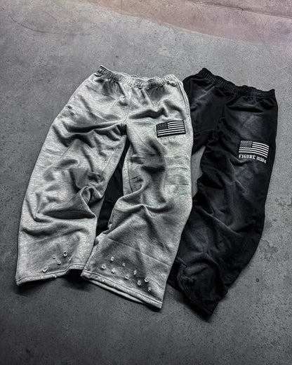 Streetwear Retro Y2k Loose Pants Ripped