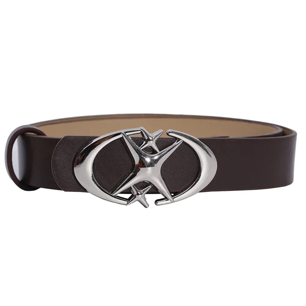 Lunar Eclipse PU Leather Belt