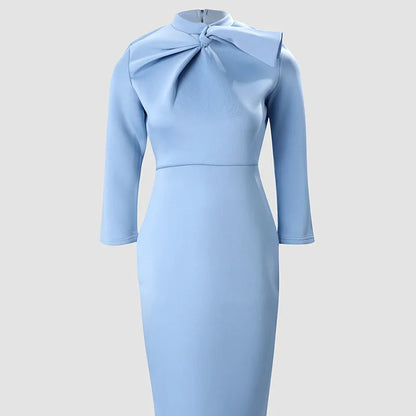 Sky Blue Bodycon Dress