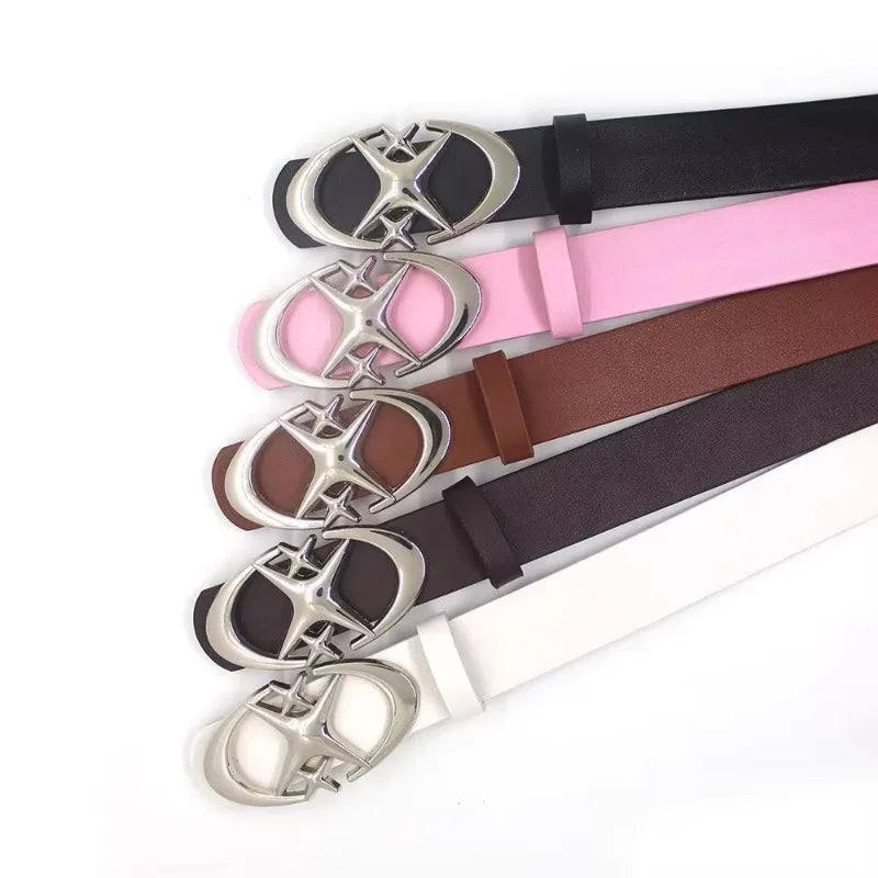 Lunar Eclipse PU Leather Belt