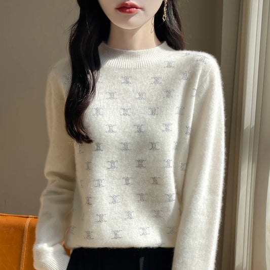 LuxeGlow Wool Sweater