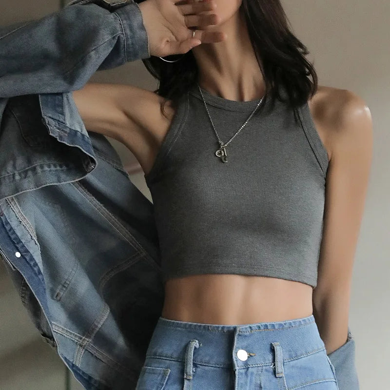 Sexy Slim Cropped Vests