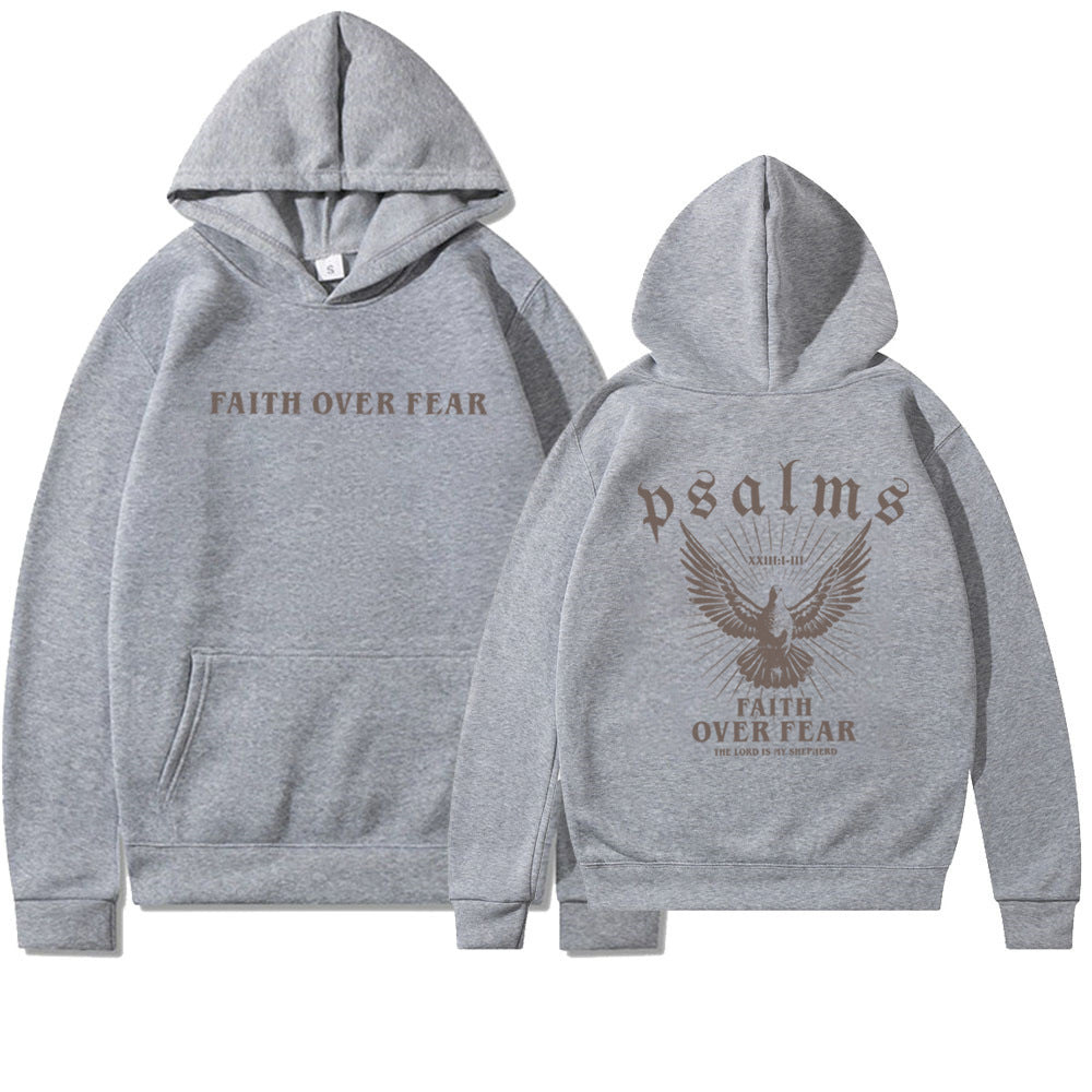 Hoodie Bibel Schrift Muster Sweatshirt