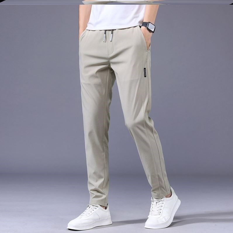 Drawstring Thin Casual Straight Sweatpants